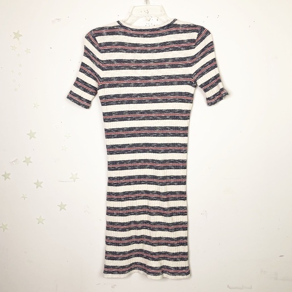𝅺MADEWELL short sleeve mini stripe mini dress - Picture 8 of 12
